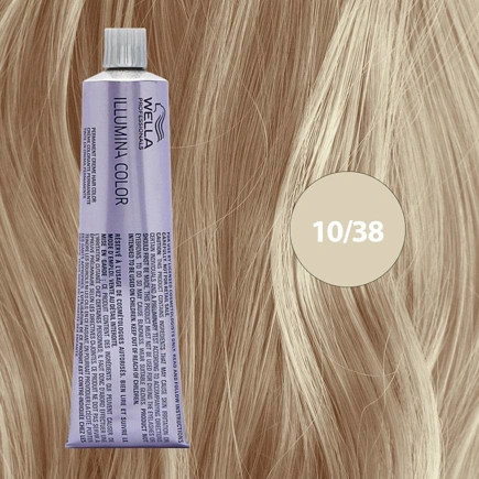Illumina Color Hajfesték - 10/38 60ml Lightest Gold Pearl Ash Blonde főképe